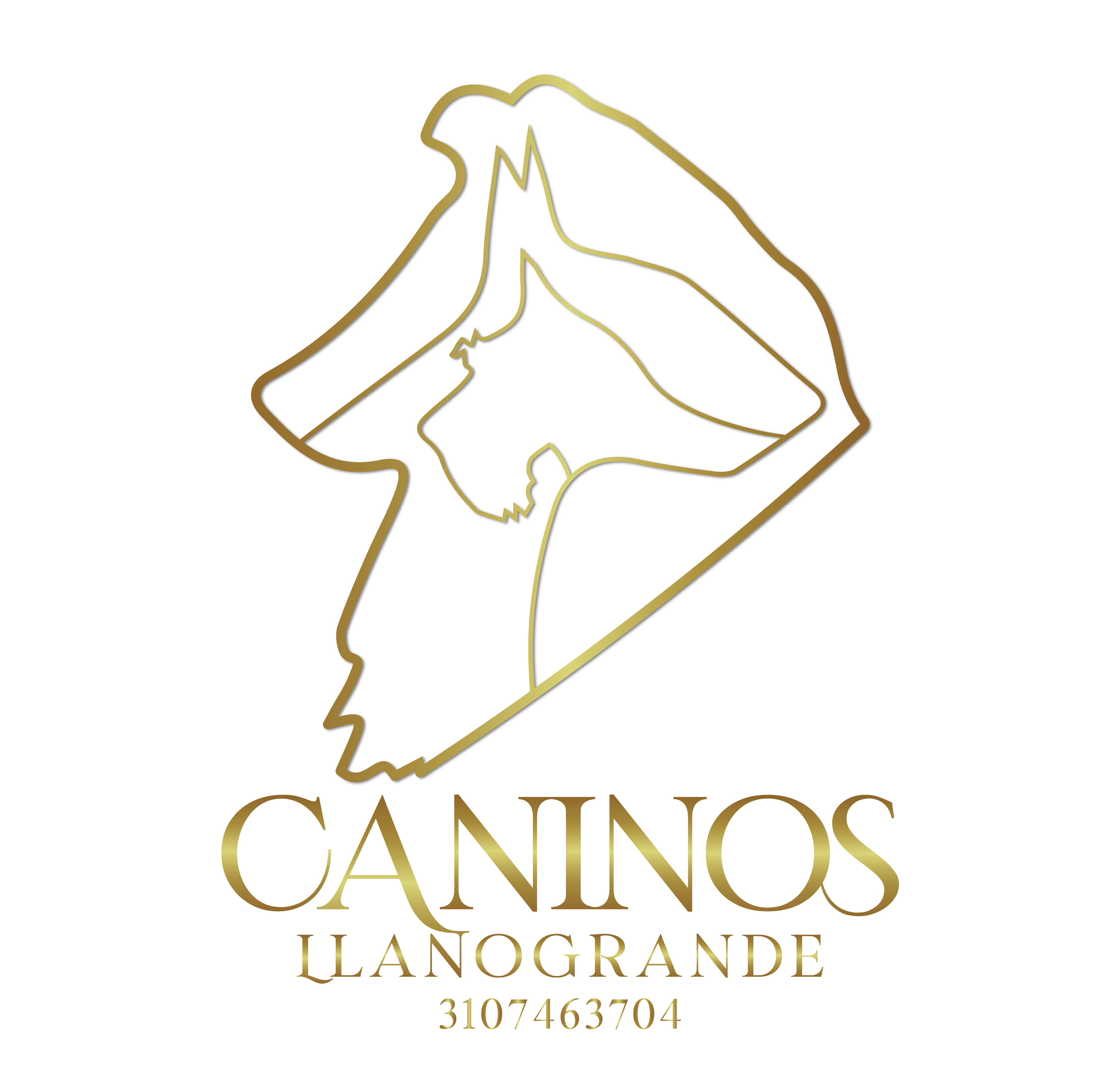 logo caninos llanogrande criadero de perros en medellin